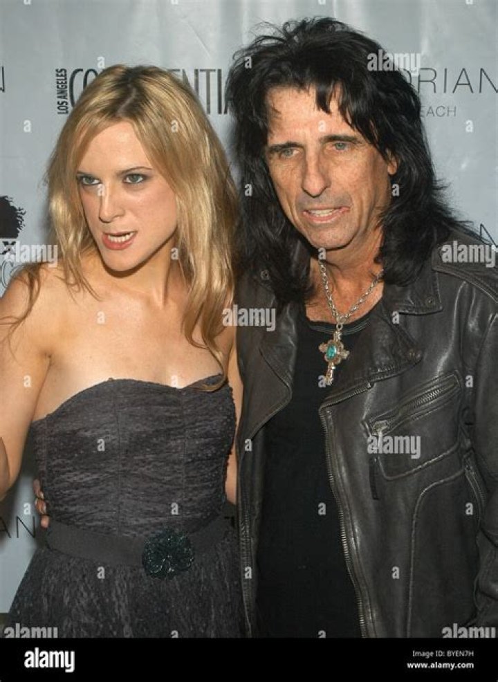 Alice Cooper and daughter Calico at the Annual EYEGORE AWARDS opening