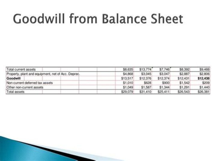 Beginner's Guide To Understanding Goodwill On A Balance Sheet