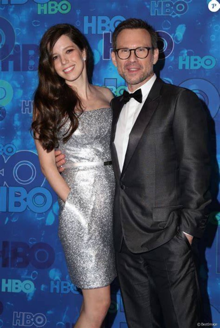 Christian Slater et sa femme Brittany Lopez 74e cérémonie annuelle