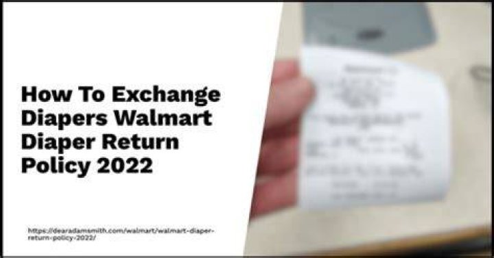 Diaper Exchange Made Easy: No Receipt Required