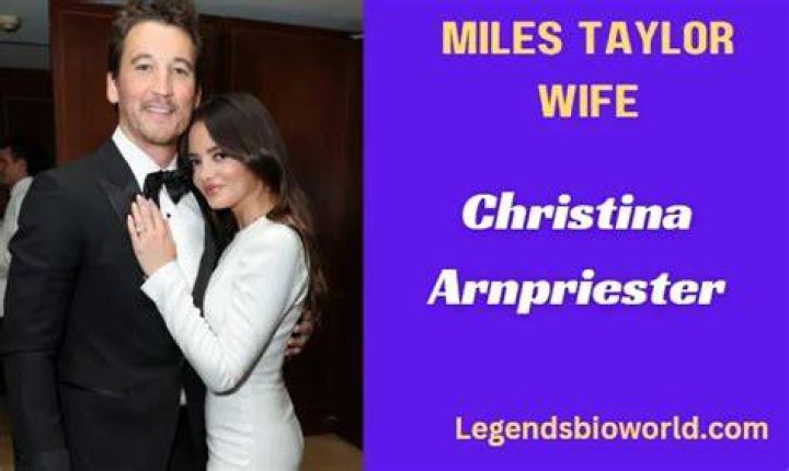 Discover Miles Taylor's Wife: Unveiling The Mystery