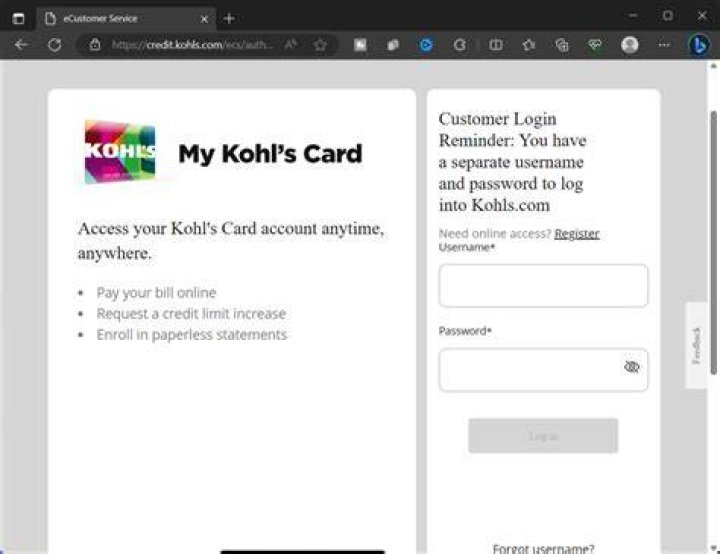 Easy And Convenient Kohl's Credit Card Payments Online