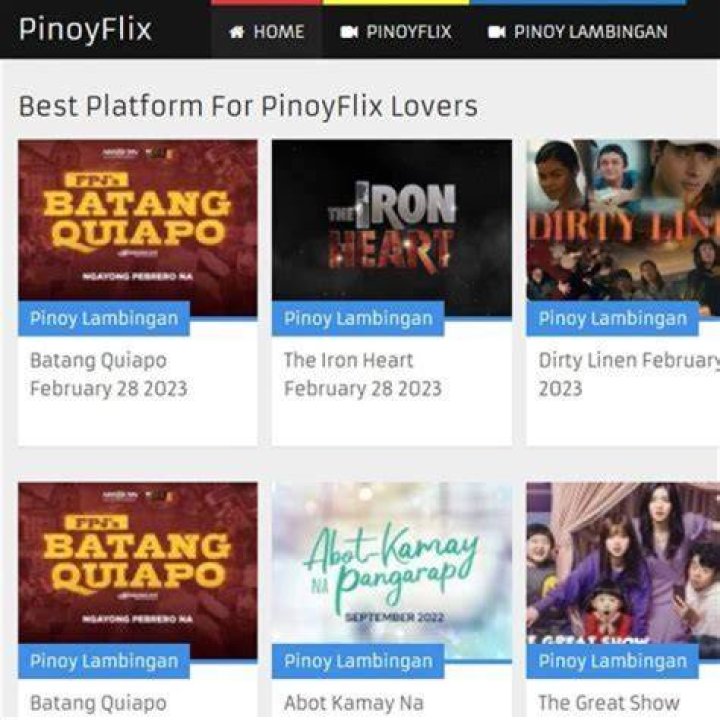 Experience Premium Filipino Entertainment With Pinoysflix.su