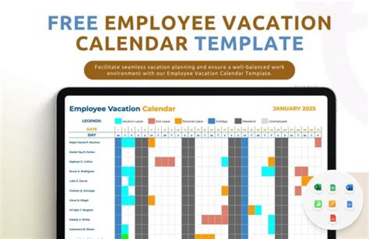 Free Vacation Tracking Calendar Briny Virginie
