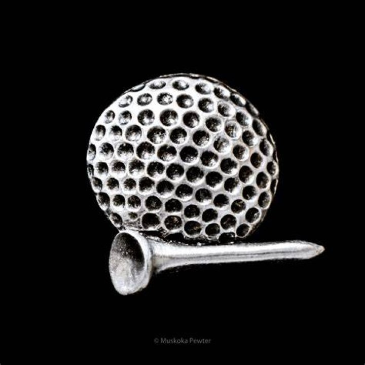 Golf Ball Lapel Pin Muskoka Pewter Online Shop for Pewter