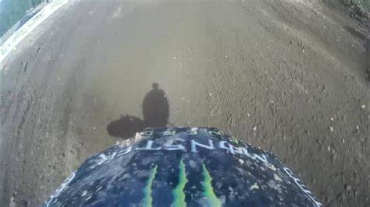 Helmet Cam Mike Alessi Hard Crash at 2015 Daytona Supercross