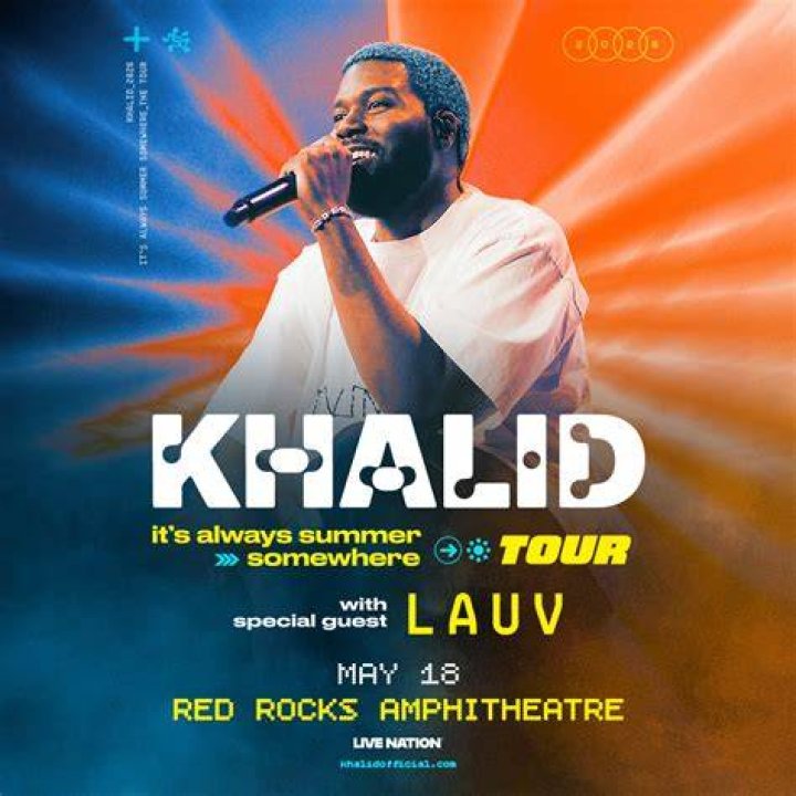Khalid Tour 2024/2025 Tickets f&uuml;r Konzerte & Festivals
