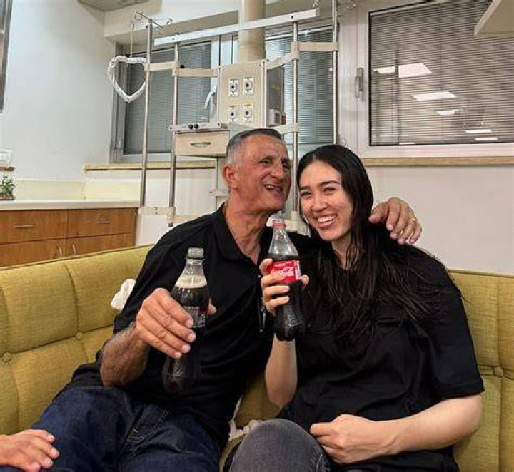 Noa Argamani Drinking Water Birthday of Noa Argamani Captured by