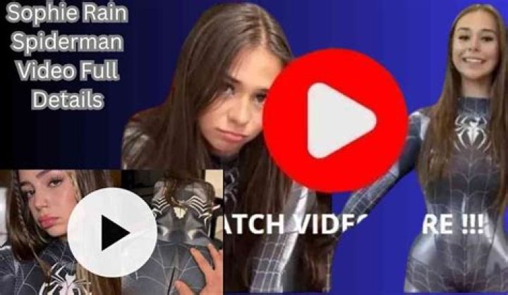 &radic;(VIRAL Video) Sophie Rain Spiderman Leaked Video Online