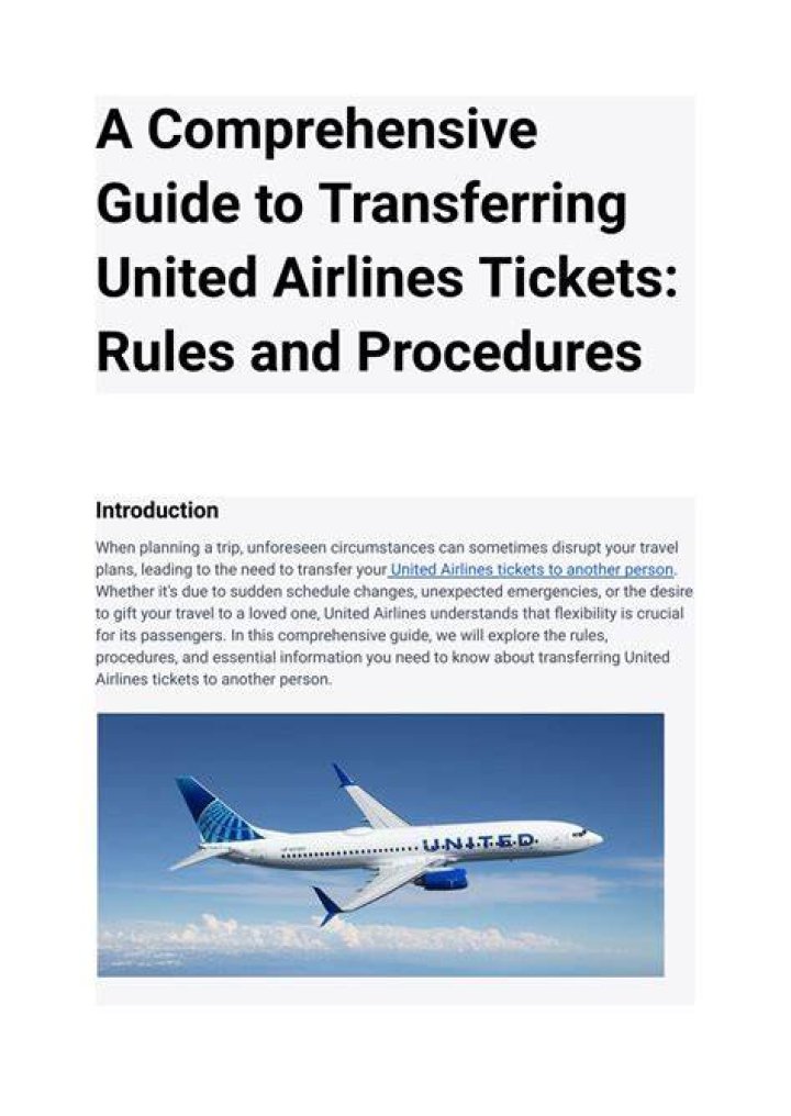 Refundable United Tickets: A Comprehensive Guide For Travelers