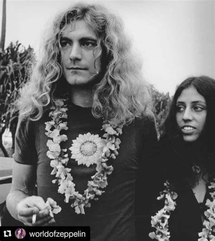Robert Plant and wife Maureen in Hawaii Zep in Honolulu at the Neal S