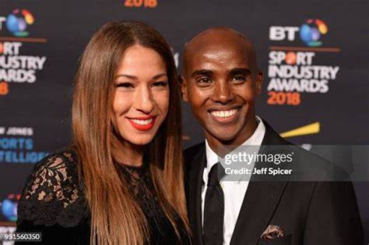 Sir Mo Farah and wife &lsquo;escape from kids&rsquo; to watch action at Wimbledon