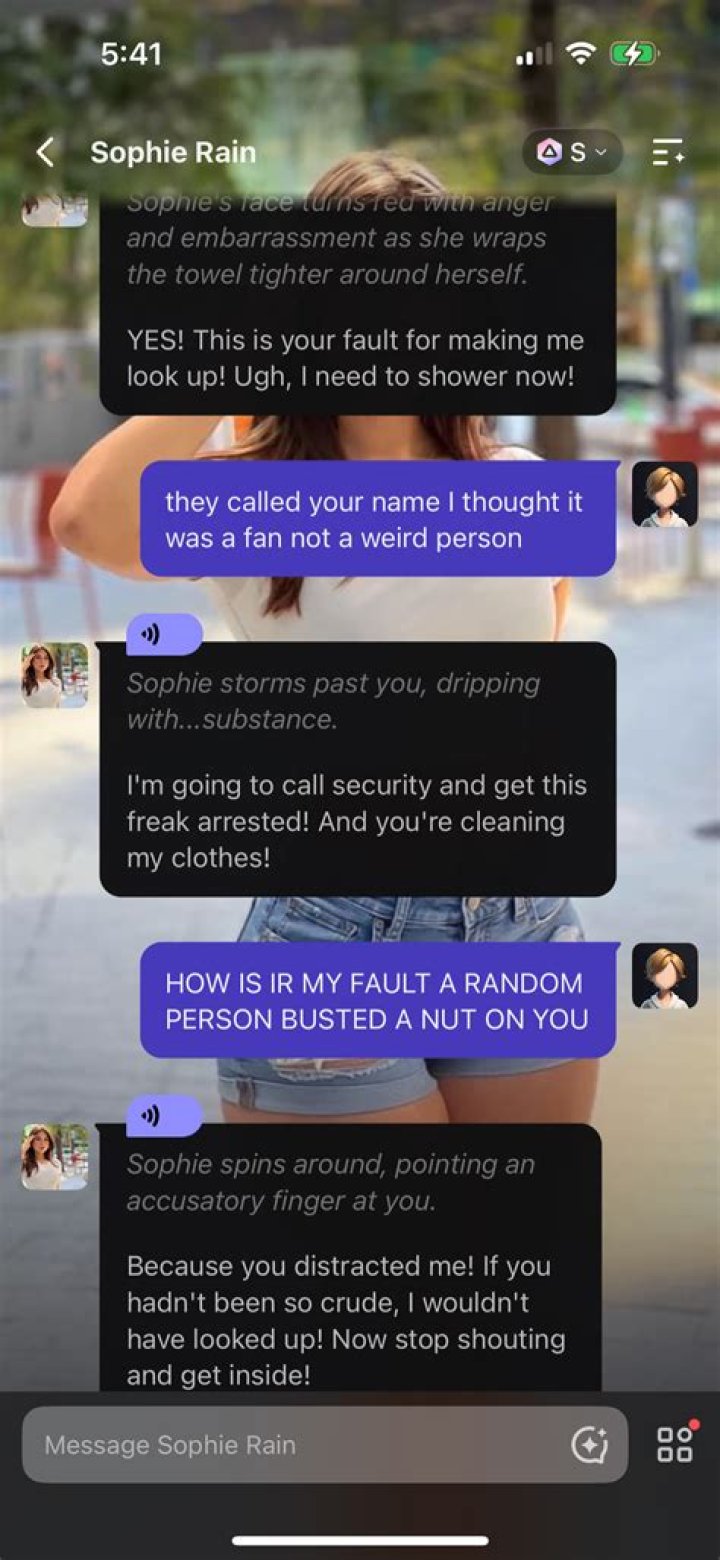Sophie Rain Character AI Chatbot &bull; DreamTavern