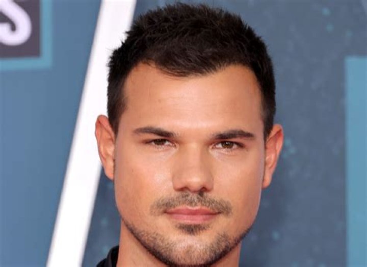 Taylor Lautner's bride Tay looks ethereal in thighsplit wedding dress