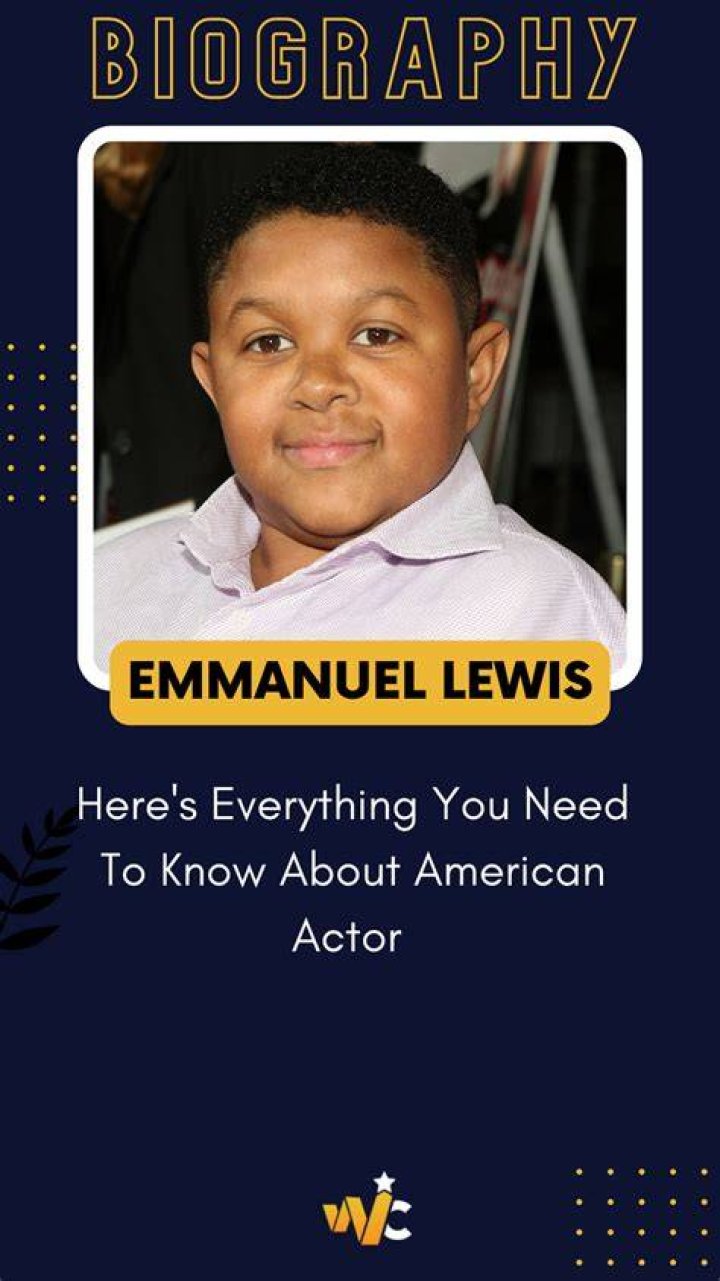 The Life And Career Of Actor Emanuel Lewis: A Detailed Profile