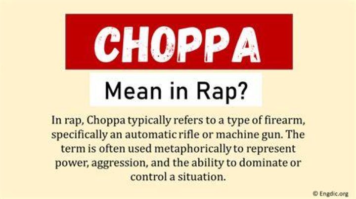 The Ultimate Guide To Choppa Meaning In Rap: Unraveling The Lyrical Weaponry