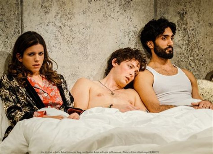 Threesome Dominic Rains and Alia Attallah with cigarette… Flickr