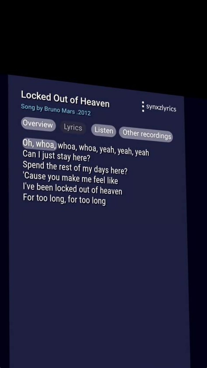 Unveiling The Meaning Behind "Locked Out Of Heaven": An Introspective Lyric Analysis