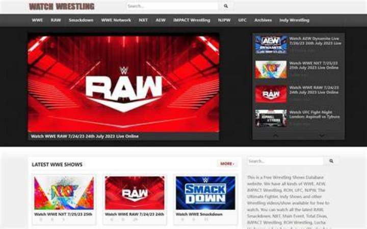 Watch Wrestling Live And Free: The Ultimate Streaming Guide