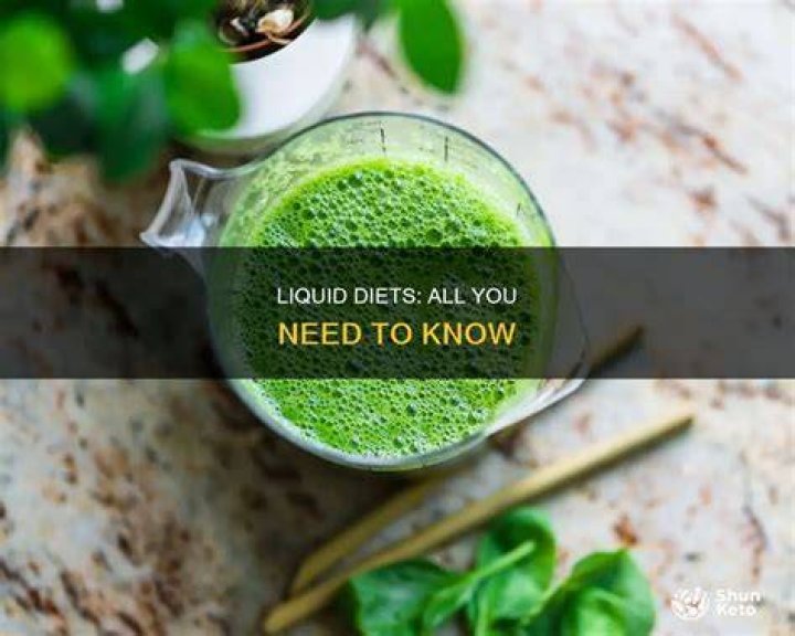 Will A Liquid Diet Give You The Runs? Here's The Truth