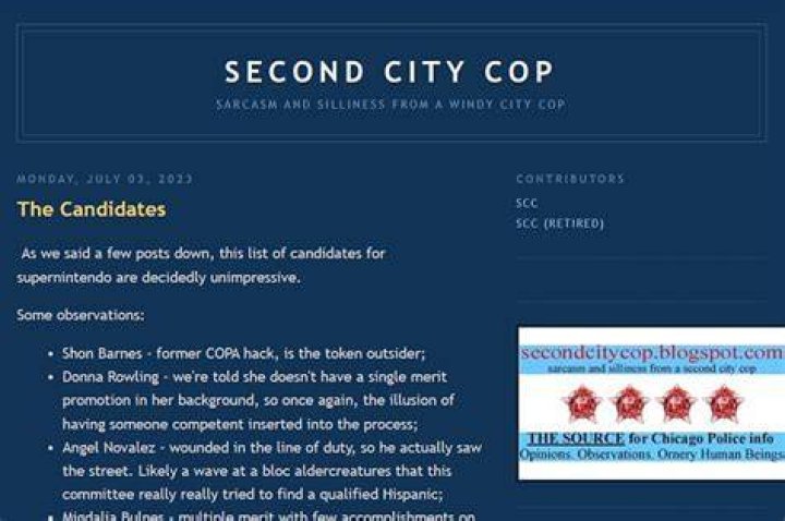 Your Guide To Chicago's Finest: Second City Cops